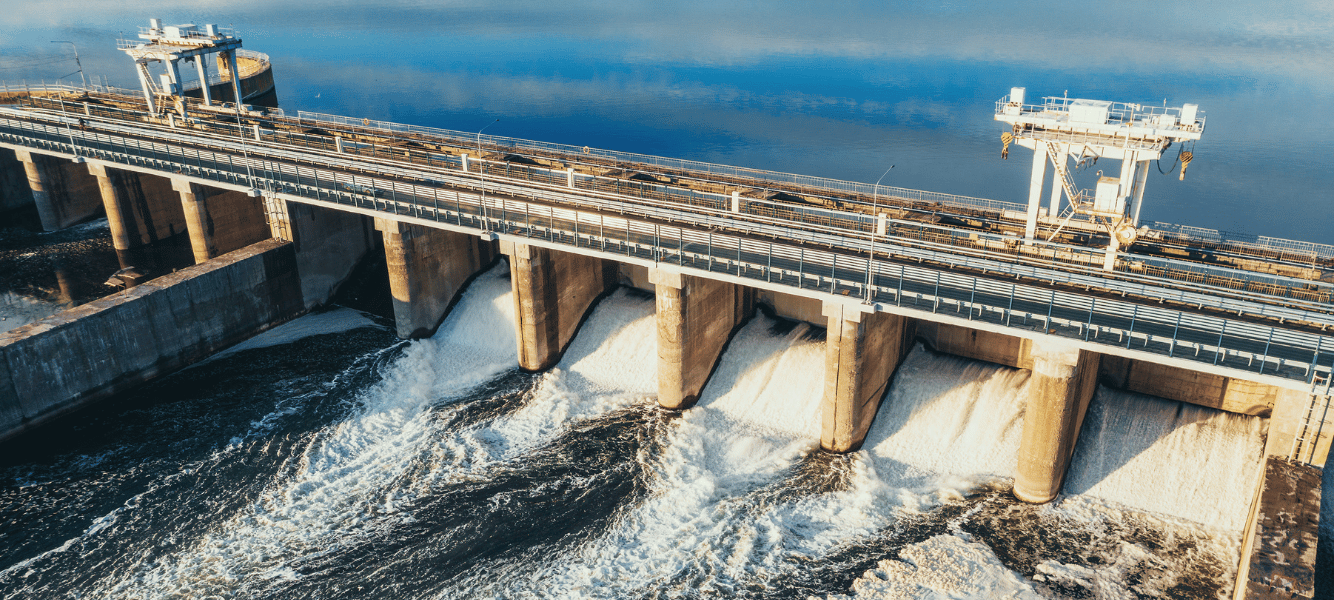 a hydropower dam