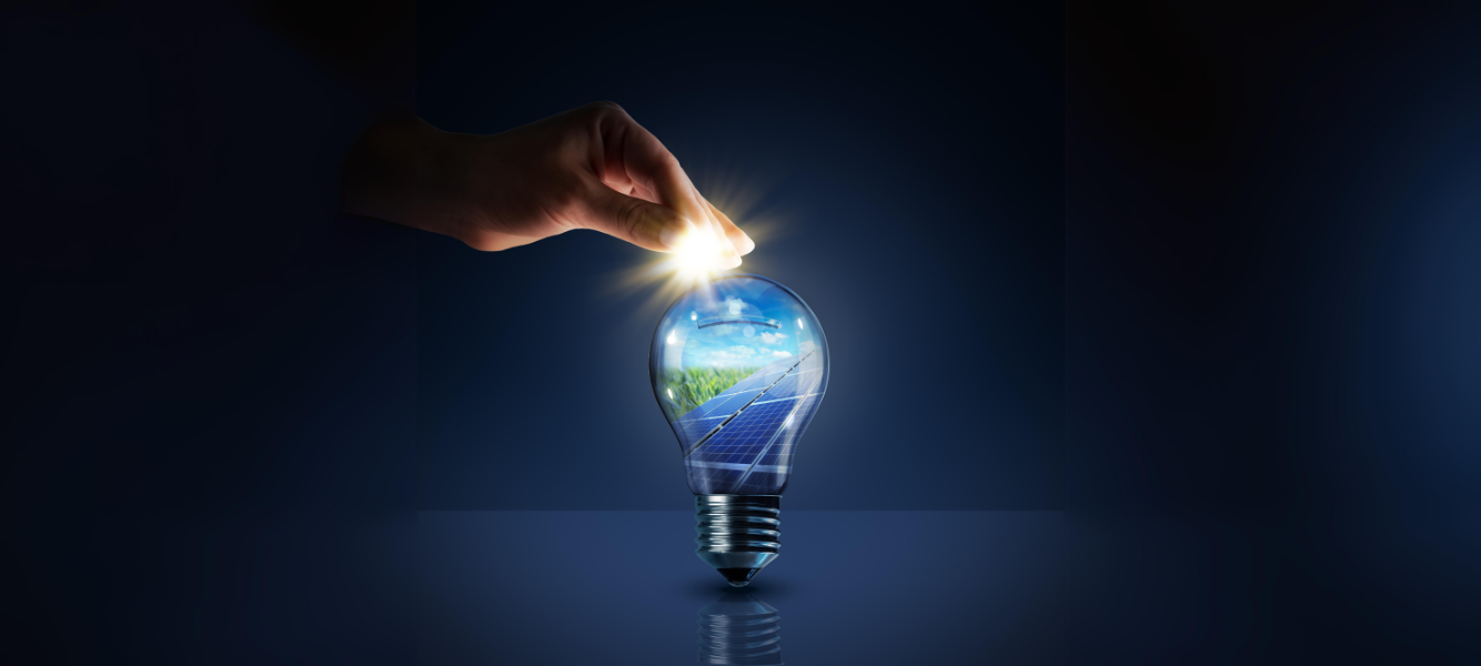 a lightbulb with clean energy inside showing tva's new generation projects